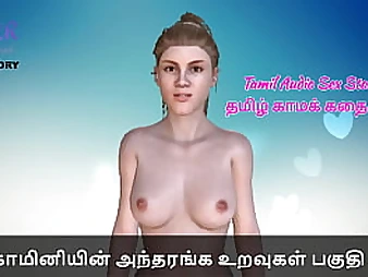 Tamil Audio Fuck-a-thon Story - 4 warm stunners with thick funbags and taut culos get down and dirty