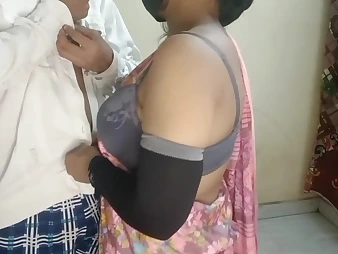 Desi saree honey gets her rear end smashed rock-hard in super-hot Indian gf ravage madness