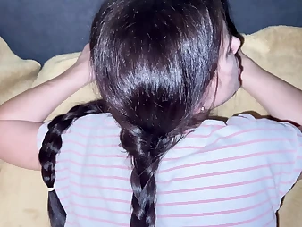 Step sista's cock-squeezing donk waiting for step brutha's rock-hard fuckpole - Russian teenager activity!
