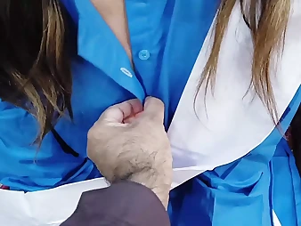 Desi Cherry Muff College Doll's First-ever Time Fuckfest with Her Step-dad