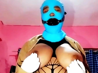 Real homemade vid of Innate Enormous Hooters College Lady getting torn up with ginormous faux-cocks