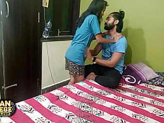 Lko Otter pulverizes youthfull Indian gf Year Elder, Tannu, and gives her a tight cooch creampie