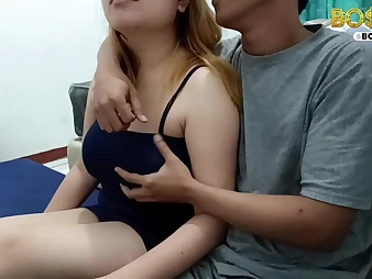 LiskaPinky & Smooch Pinky's Desi Step-sis Cheats essentially Her Shush in the matter of a Bj & COUGAR Activity