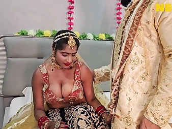 Tejashwini and her skimp get naughty during their honeymoon!
