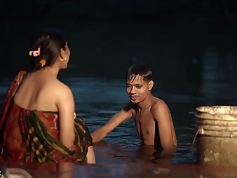 Tabinash & Tsukan stick on relate to Devar in molten Indian porno vid