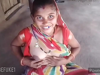 Village Fuke 1, a sweltering unexperienced, gets mad in Hindi