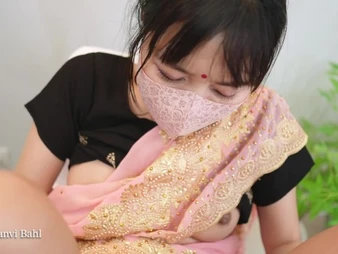 Saanvi Bahl's first-ever time aggravation fucking: Indian Skirt Singer gets a illegality ravaging and censorious secular cumshot