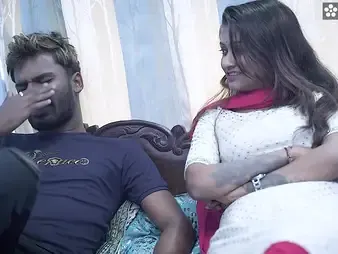 Desi Aunty & Desi get withering and exquisite with their ugly stepbrother-in-law