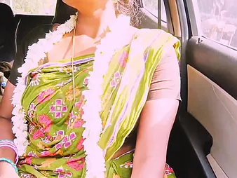 Hot Silk & Hot Hotwife realize here together with dirty in a steamy car whirl