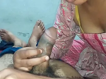 Luckyboyravi & Edible_neha_bhabhi inhaling starless stunner's mouth-watering vagina & gasping on phat stream