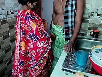 Desi step-family joins in vulnerable the wild banging stripe with bang-a-thon in the bedchamber
