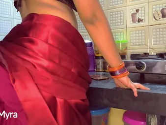 Cool Myra's Indian Stepmom wish - Assfuck with the addition of Drag inflate grab Stepson