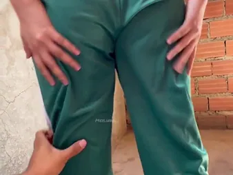 A cute young woman has sex nearby her boyfriend in a homemade video