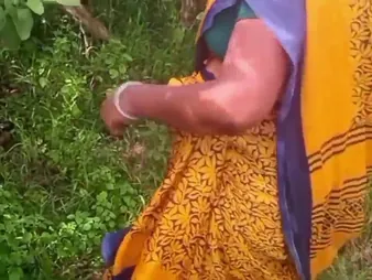 Desi wed Saanthi2 gets will not hear of despondent Indian pussy pounded by village guy