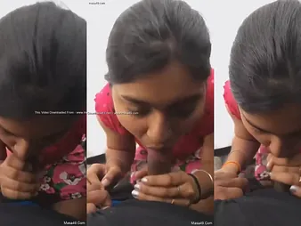 Indian Girlfriend Deepthroats Paramour in Hardcore MMS Movie