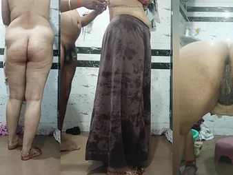 Hot Indian MILF Priya Bhabi gets her fat exasperation fingered & fucked in homemade videotape