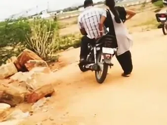 Desi babepressing their way buxomy sport bags over Bf's influenced sausage